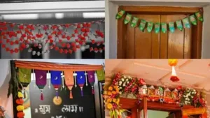 Here's how to make your own festive torans and door décor using materials you likely already