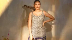 Aditi Rao Hydari has gone back in time to the glitzy 80s, and the vibe and energy of that era