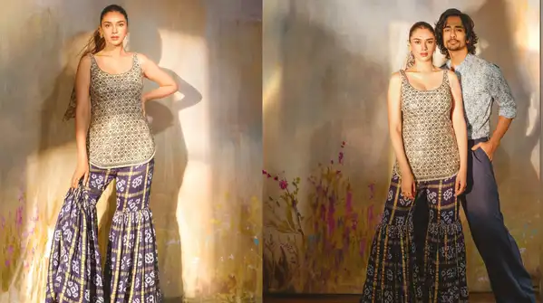 Aditi Rao Hydari has gone back in time to the glitzy 80s, and the vibe and energy of that era
