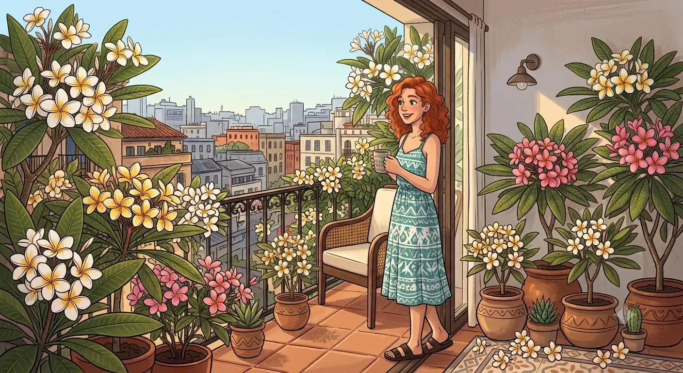 One-plant balcony is all the rage now