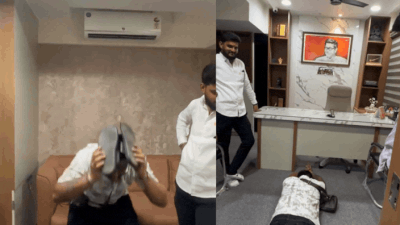 Raj Thackeray reel row: MNS workers make influencer do sit-ups with slippers on head, smear ink