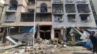 Two men sustained severe burn injuries after a LPG cylinder leakage triggered a blast