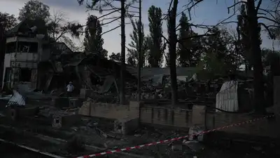 At least 12 people, including an Indian, were killed after Russia launched a massive aerial
