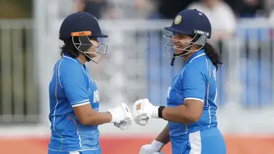 Shree Charani led the charge with a remarkable spell of 4/10, including two maiden overs