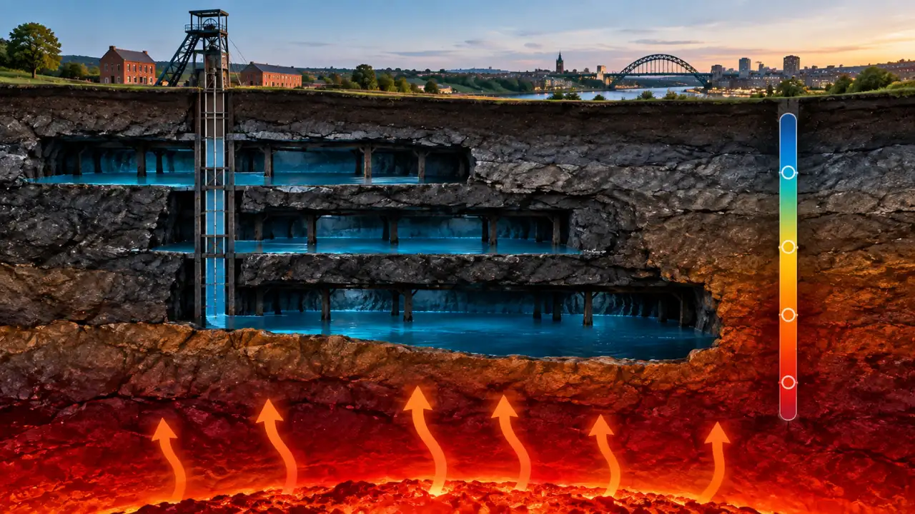 Water trapped deep beneath Gateshead is now helping heat hundreds: The wider industry impact