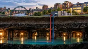 Water trapped deep beneath Gateshead is now helping heat hundreds: The wider industry impact