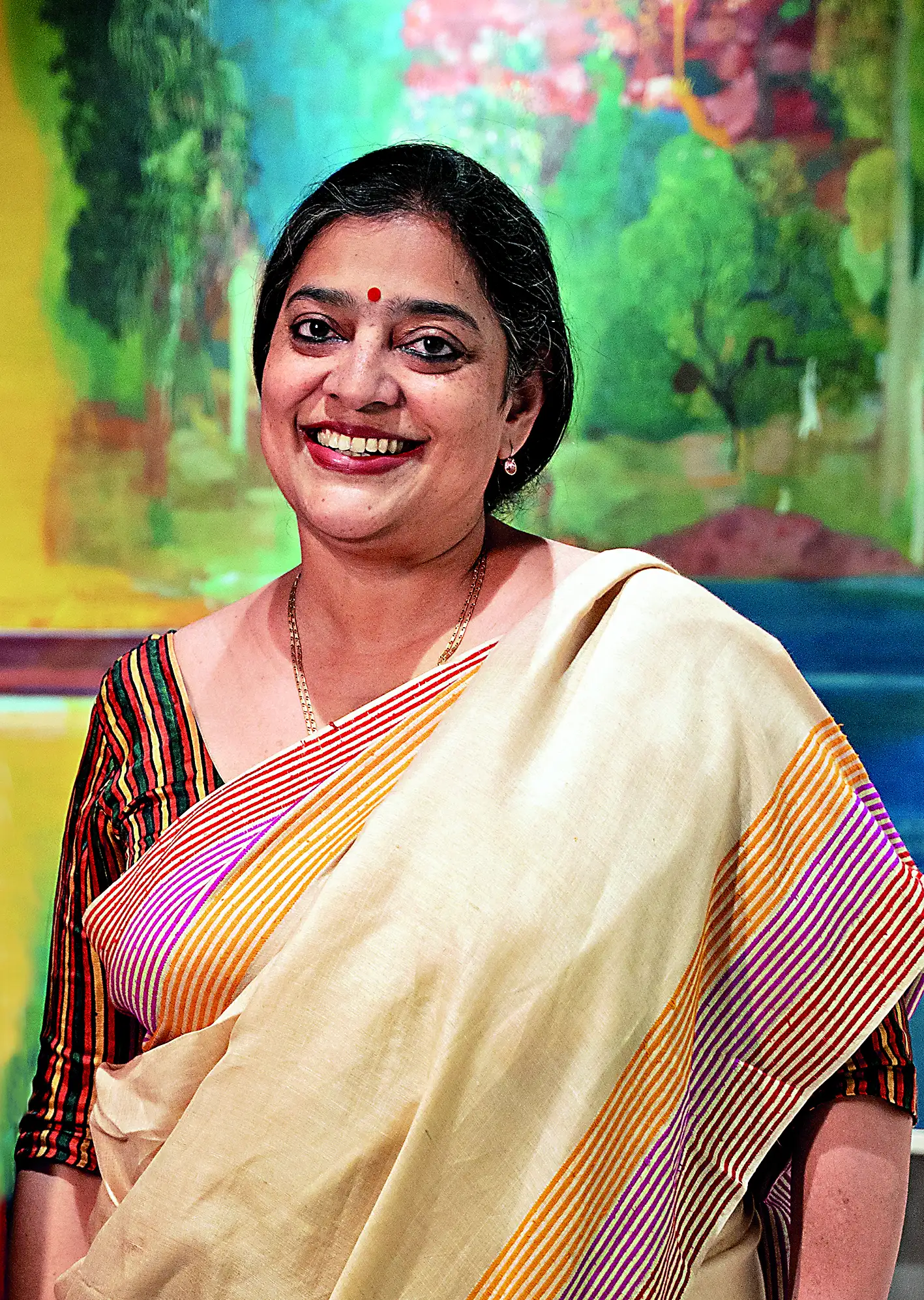 Because of the absence of national television and a pan-Indian television diet that