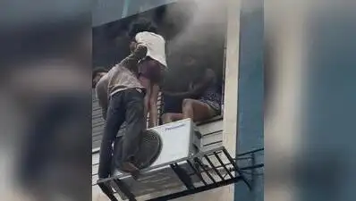 Two girls rescued after fire in residential flat at Pimple Saudagar