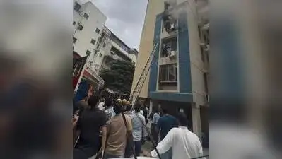 Two girls rescued after fire in residential flat at Pimple Saudagar