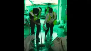 Volunteers of Hemkunt Foundation cleaning floors of a morgue: The wider industry impact