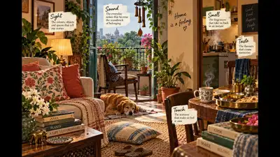 A house becomes home when all your five senses feel it's home