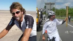 In 2007, Scottish cyclist Mark Beaumont left Paris to race around Earth; 194 days and 17 hours