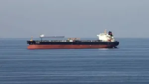 Saudi tanker stopped at Hormuz as vessels entering the strait fall below 10-day average