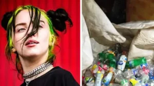 In 2022, Billie Eilish's Happier Than Ever tour avoided 117,000 plastic bottles, saved 8.8 million