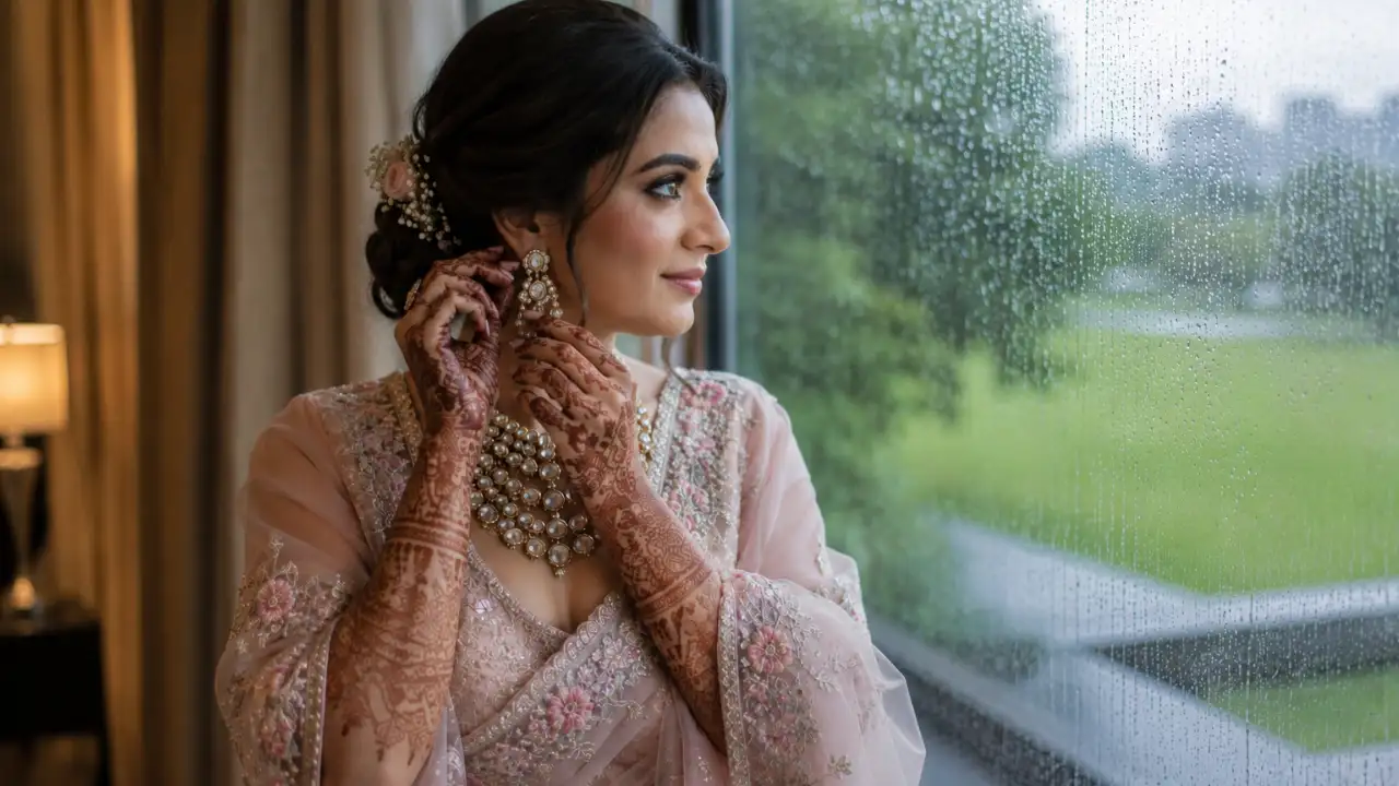 When rain meets wedding