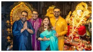 Shankar Mahadevan's SaSha Villa was transformed into a divine space during the Bhajan Sandhya