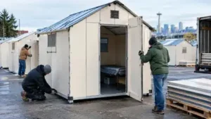 Pallet argues its villages across the US and Canada had provided more than 6,083 beds