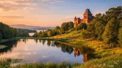 AI representation: Hand‑dug lake at Olana State Site, surrounded: The wider industry impact