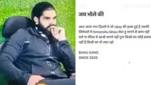 Gangster Himanshu Bhau claims responsibility for Delhi gym trainer murder — 'Bhagne nahi dunga kisi