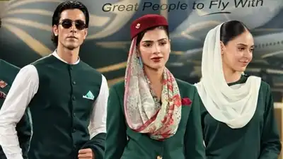 Nine Pakistani designers showcased their ideas for PIA’s new uniforms for 2026 on September 16