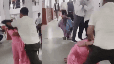 Woman attacked by husband, 2 others inside UP court — 'Tried to strangle me'