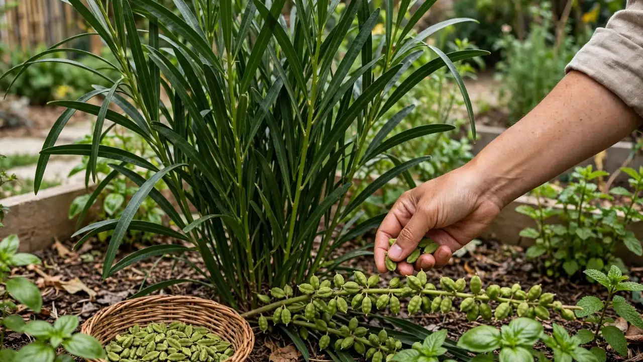 Cardamom is a tropical spice plant that can also be grown at home with the right care