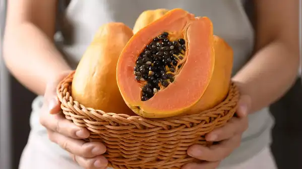 Instead, fruits such as guava, kiwi, oranges, strawberries and papaya provide vitamin C