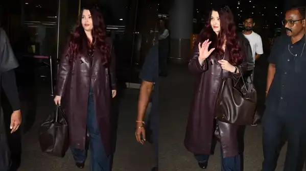 Aishwarya Rai Bachchan is aware that a fashionable airport outfit does not always mean baggy