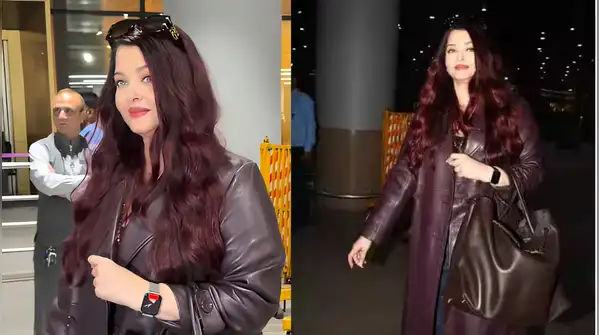 Aishwarya Rai Bachchan is aware that a fashionable airport outfit does not always mean baggy