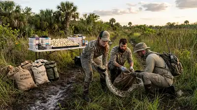 Florida's python team followed 40 tagged male snakes and ended the season with 177 Burmese pythons