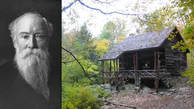 His answer was a small cabin in the woods near his West Park, New York, home
