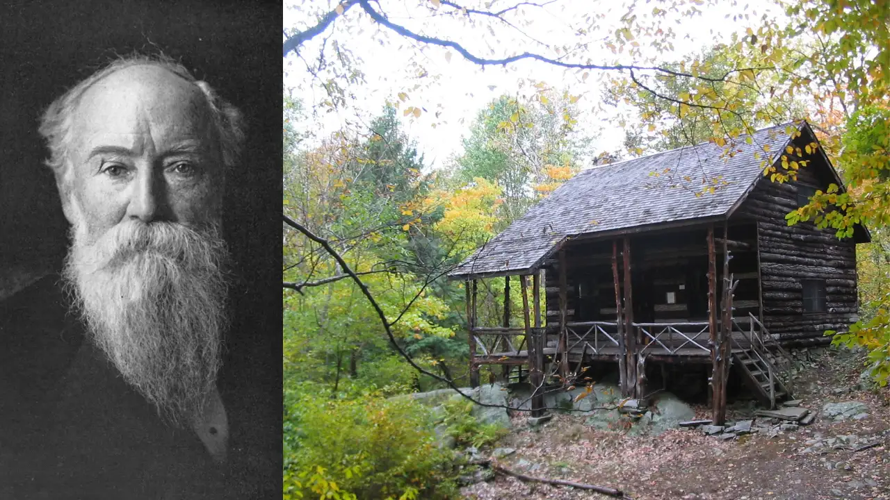 His answer was a small cabin in the woods near his West Park, New York, home