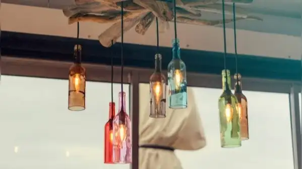 Here's how to turn an empty wine bottle into a lamp that actually elevates your living room