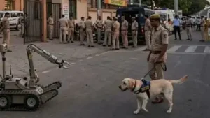 Gujarat Police was once on alert after an anonymous email threatening to blow up several