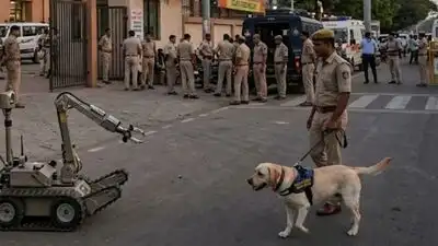 Gujarat Police was once on alert after an anonymous email threatening to blow up several