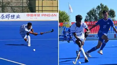 Anmol scored all six of his goals from penalty corners as India recovered from a goalless first