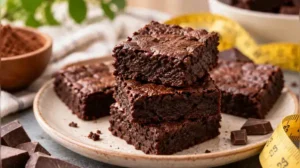 These 19-calorie chocolate brownies are a lighter take on the classic dessert, made with simple