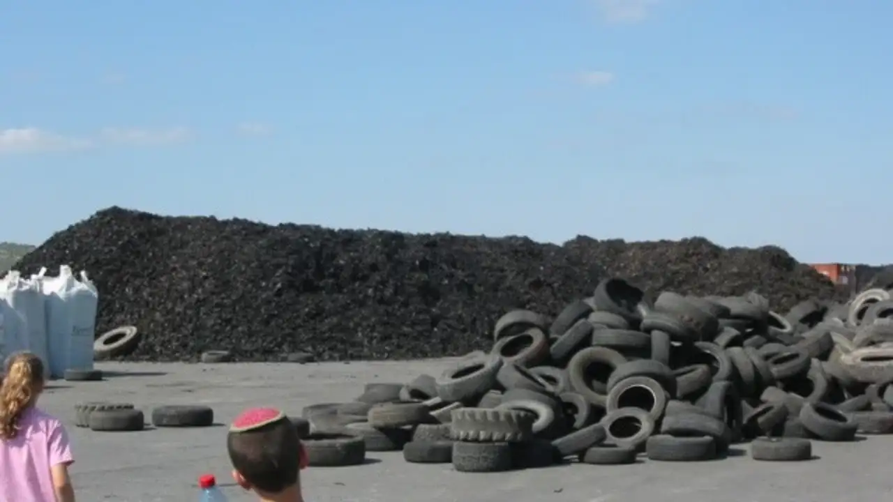 Discarded tyres, pictured for illustration, alongside I-87 in New: The wider industry impact