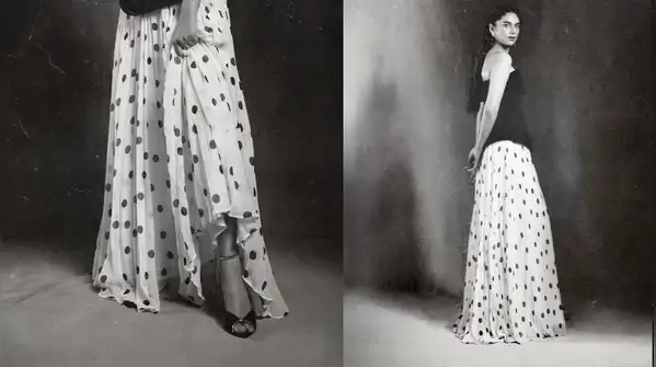 Aditi Rao Hydari is not a celebrity who will allow any attractive design to be just plainly