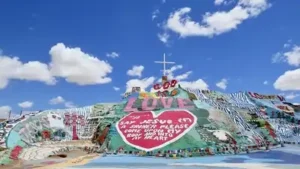Popularly known as Salvation Mountain, the sprawling folk-art environment was created