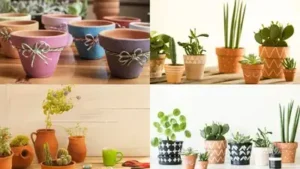 Here's how to transform ordinary terracotta pots into something that looks like it belongs