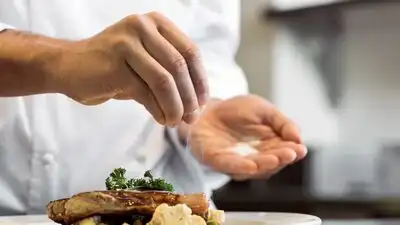 When cooking at home it is common to add salt once, stir everything together and move