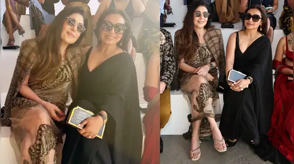 Rani Mukerji stepped in with her fashion experience attributed to being in the first row
