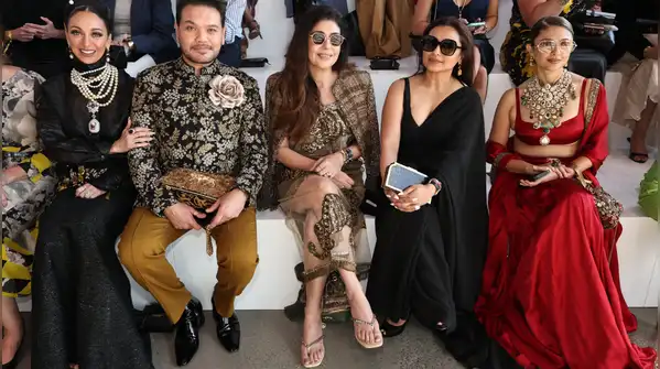 Rani Mukerji stepped in with her fashion experience attributed to being in the first row