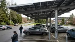 The University of Washington built an 86.4 kW solar canopy over part: The wider industry impact