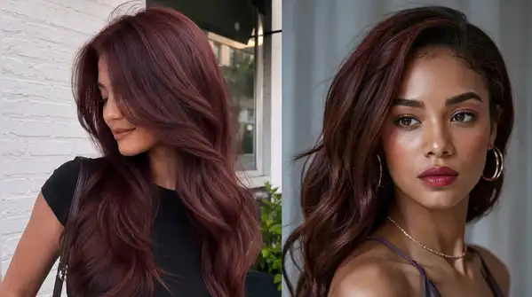 Aishwarya Rai Bachchan has made burgundy hair classy yet again