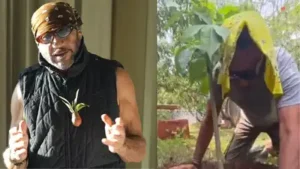Shroff runs an organic farm where he grows his own plants, trees and herbs, and has spoken