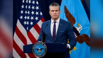 US Secretary of War Pete Hegseth appeared to take a weight-related jab at a uniformed woman
