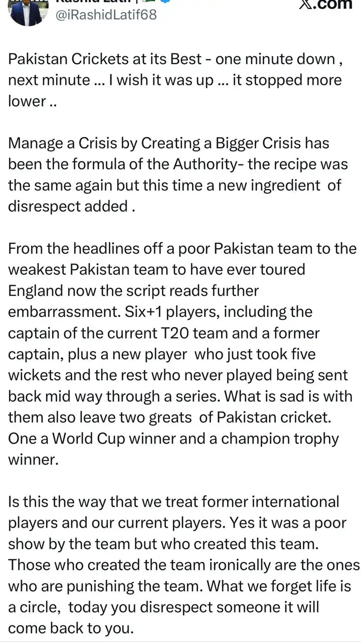 Latif described the situation as another example of the PCB trying to handle one crisis