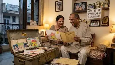 Even when children grow into adults, parents may continue to keep folders filled